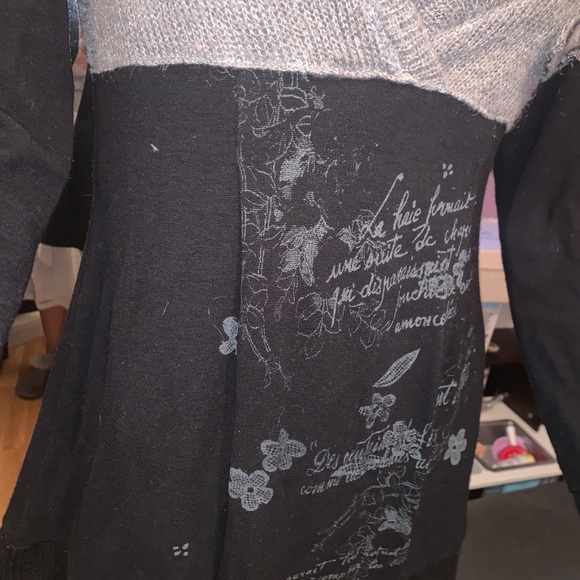 Planete wool blend combo long top M - Picture 12 of 14